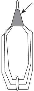 Diagram of looped strings